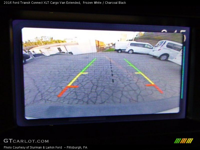 Frozen White / Charcoal Black 2016 Ford Transit Connect XLT Cargo Van Extended
