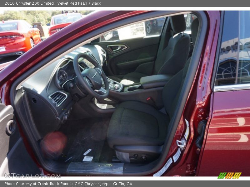 Velvet Red Pearl / Black 2016 Chrysler 200 Limited