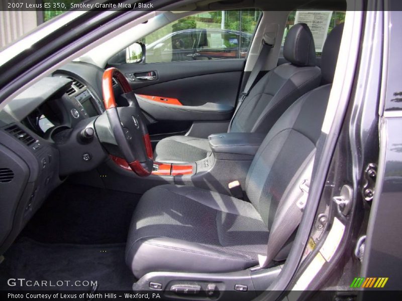 Smokey Granite Mica / Black 2007 Lexus ES 350