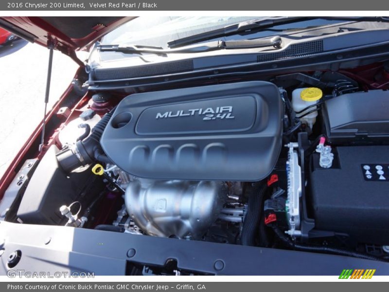 Velvet Red Pearl / Black 2016 Chrysler 200 Limited