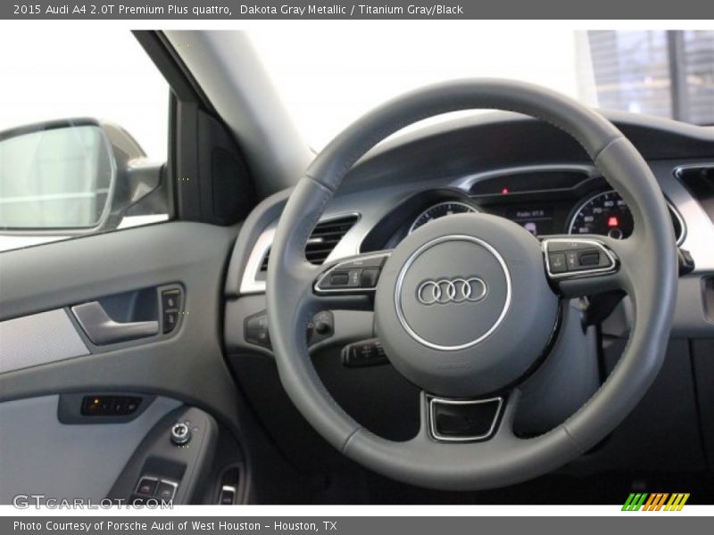 Dakota Gray Metallic / Titanium Gray/Black 2015 Audi A4 2.0T Premium Plus quattro