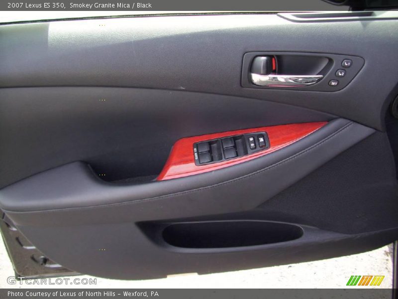Smokey Granite Mica / Black 2007 Lexus ES 350