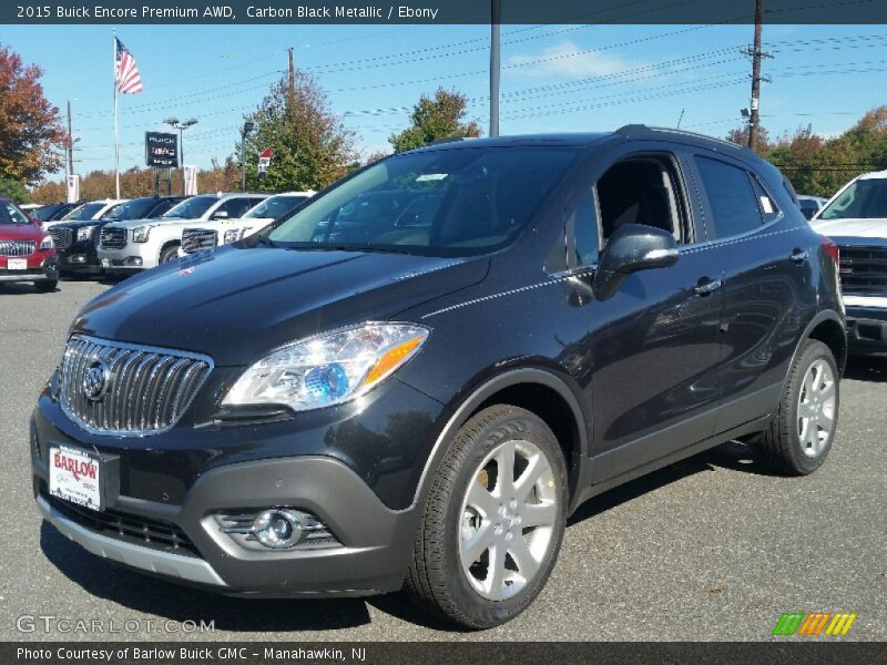 Carbon Black Metallic / Ebony 2015 Buick Encore Premium AWD