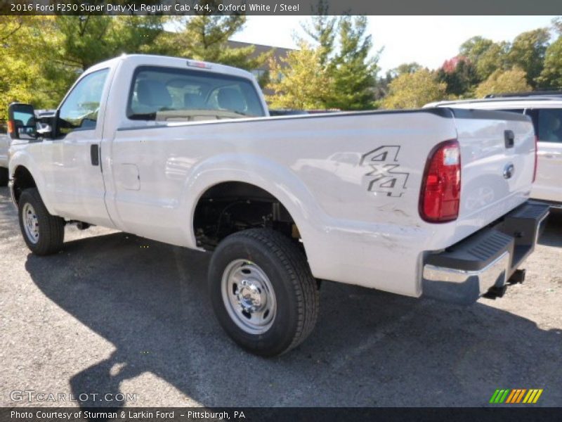 Oxford White / Steel 2016 Ford F250 Super Duty XL Regular Cab 4x4