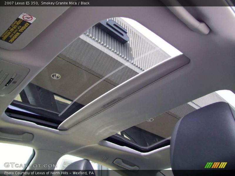Smokey Granite Mica / Black 2007 Lexus ES 350