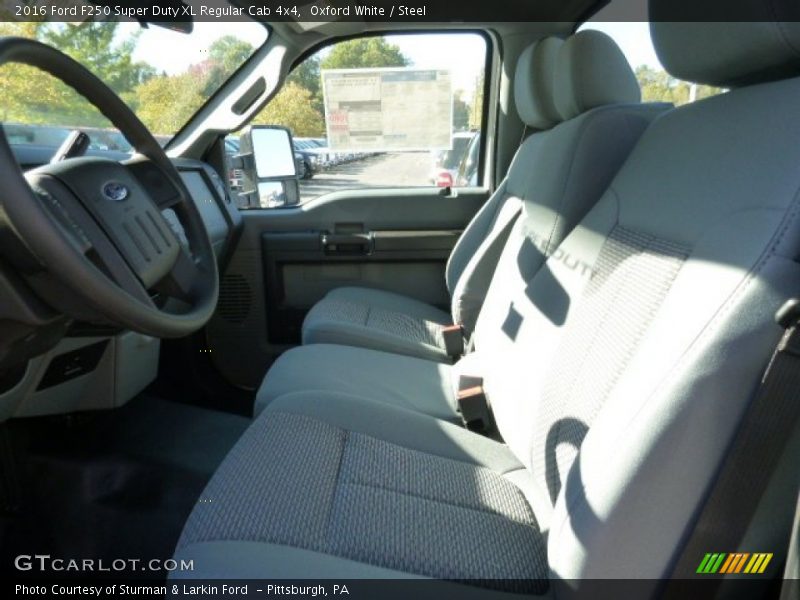 Oxford White / Steel 2016 Ford F250 Super Duty XL Regular Cab 4x4