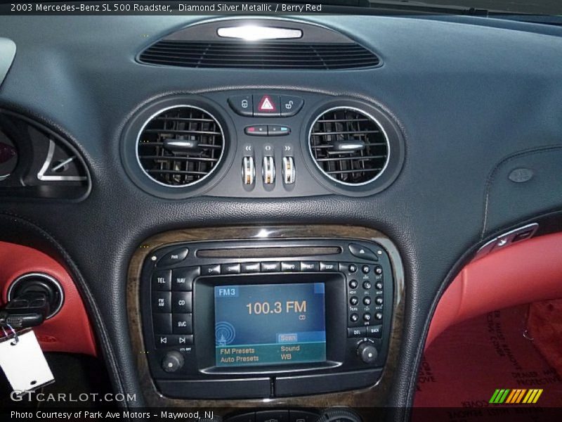 Controls of 2003 SL 500 Roadster