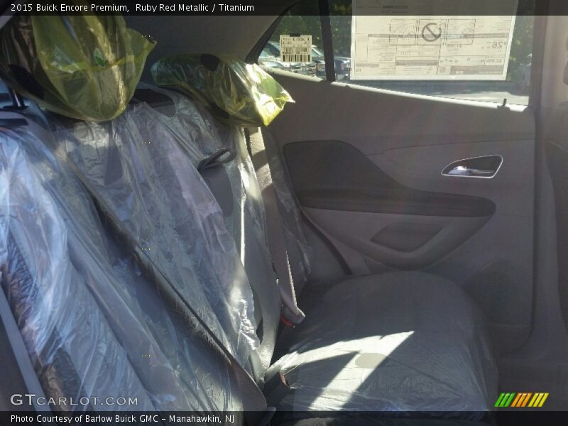 Ruby Red Metallic / Titanium 2015 Buick Encore Premium