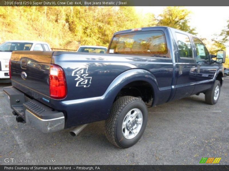 Blue Jeans Metallic / Steel 2016 Ford F250 Super Duty XL Crew Cab 4x4