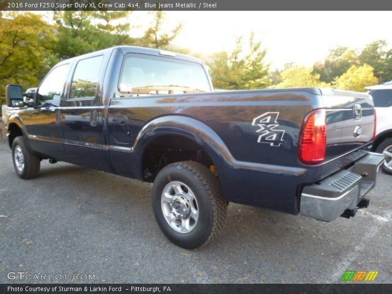 Blue Jeans Metallic / Steel 2016 Ford F250 Super Duty XL Crew Cab 4x4