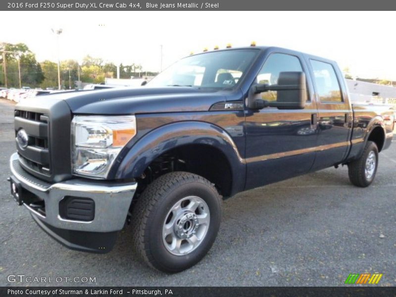 Blue Jeans Metallic / Steel 2016 Ford F250 Super Duty XL Crew Cab 4x4