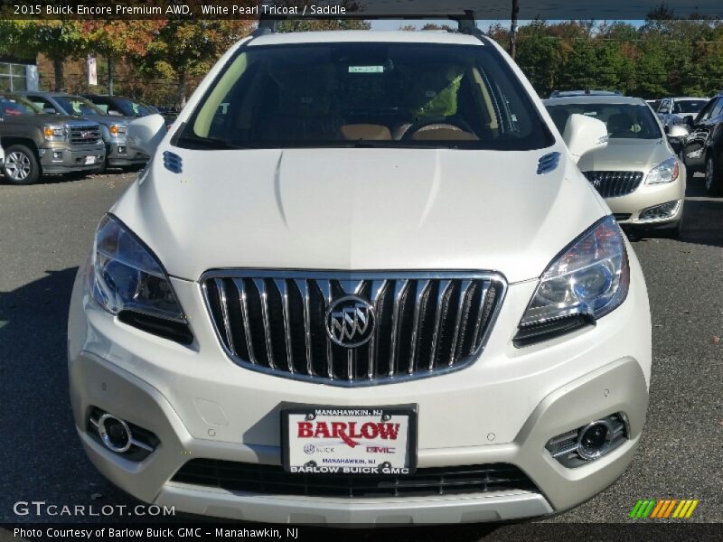 White Pearl Tricoat / Saddle 2015 Buick Encore Premium AWD