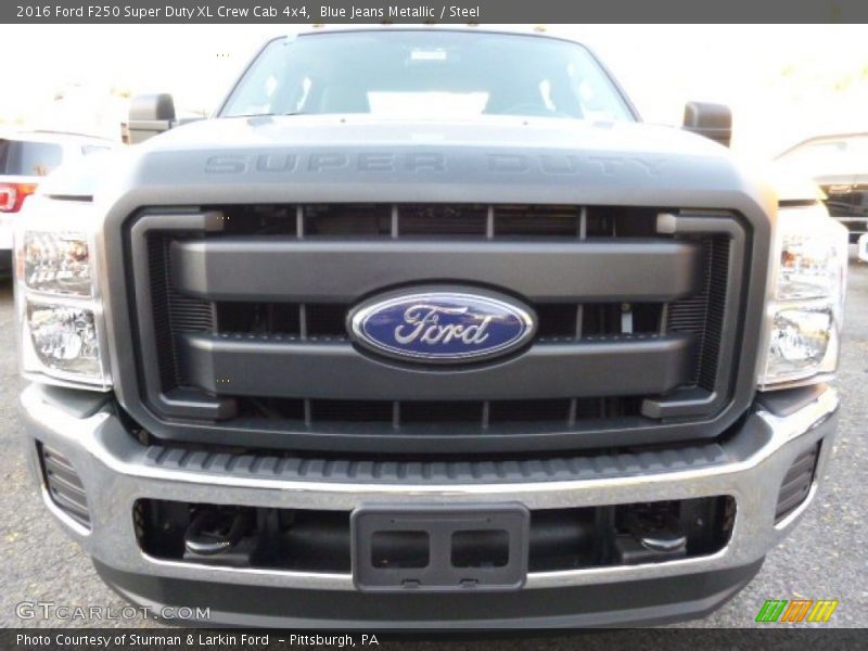 Blue Jeans Metallic / Steel 2016 Ford F250 Super Duty XL Crew Cab 4x4