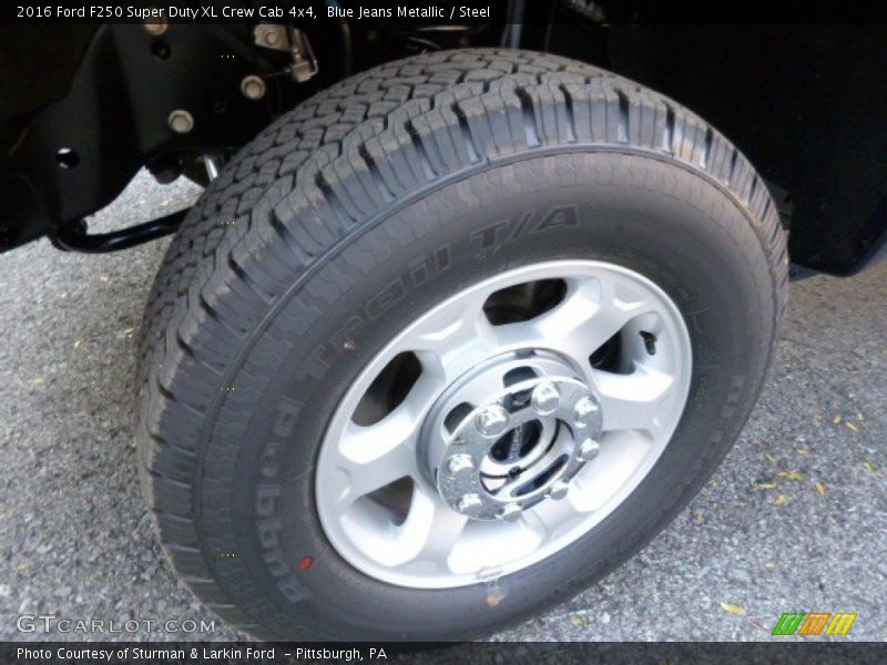 Blue Jeans Metallic / Steel 2016 Ford F250 Super Duty XL Crew Cab 4x4
