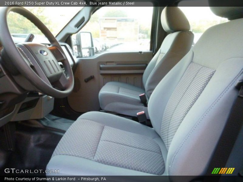  2016 F250 Super Duty XL Crew Cab 4x4 Steel Interior