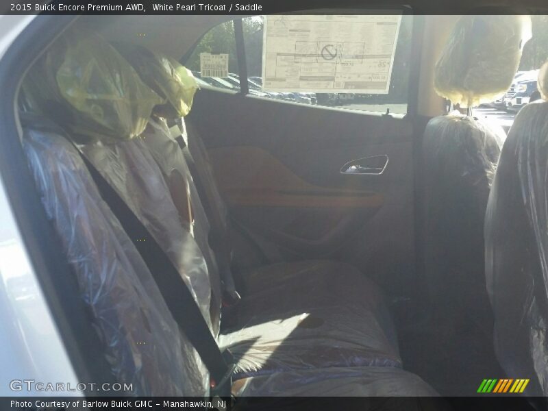 White Pearl Tricoat / Saddle 2015 Buick Encore Premium AWD