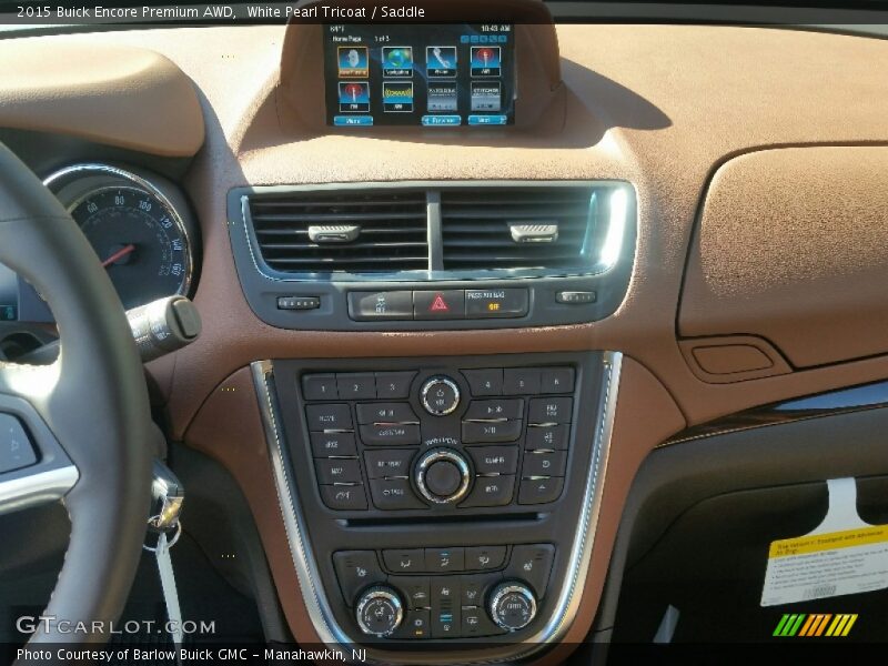 Controls of 2015 Encore Premium AWD