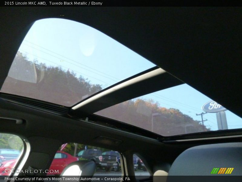 Sunroof of 2015 MKC AWD