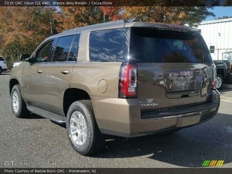 Bronze Alloy Metallic / Cocoa/Dune 2016 GMC Yukon SLE 4WD