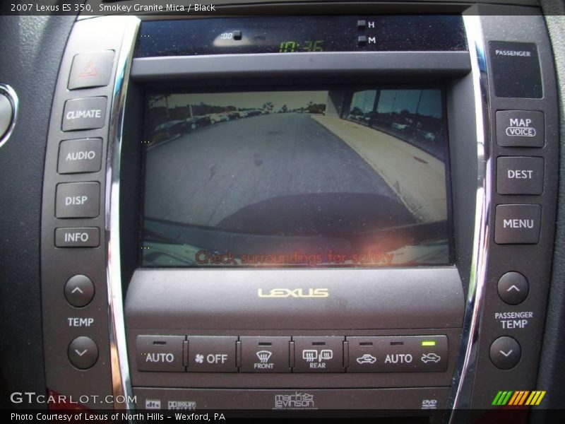 Smokey Granite Mica / Black 2007 Lexus ES 350