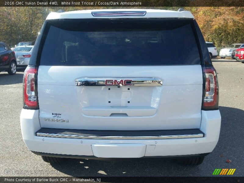 White Frost Tricoat / Cocoa/Dark Atmosphere 2016 GMC Yukon Denali 4WD