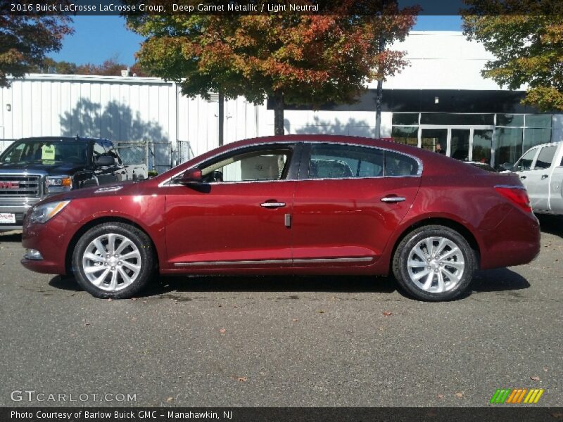 Deep Garnet Metallic / Light Neutral 2016 Buick LaCrosse LaCrosse Group