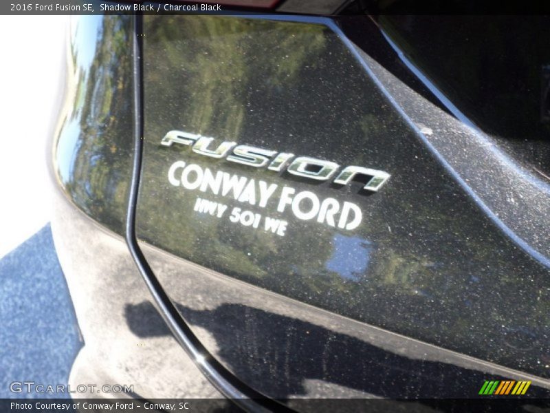 Shadow Black / Charcoal Black 2016 Ford Fusion SE