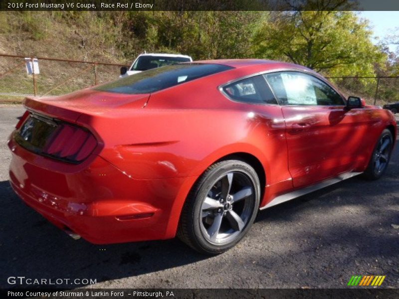 Race Red / Ebony 2016 Ford Mustang V6 Coupe