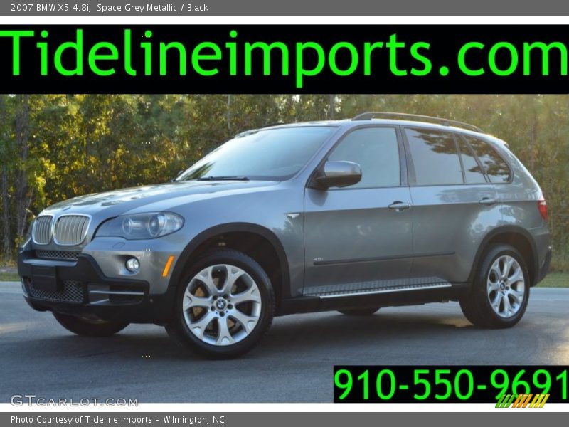 Space Grey Metallic / Black 2007 BMW X5 4.8i