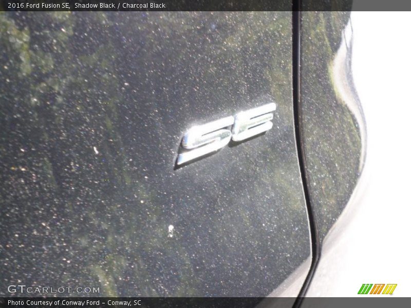 Shadow Black / Charcoal Black 2016 Ford Fusion SE