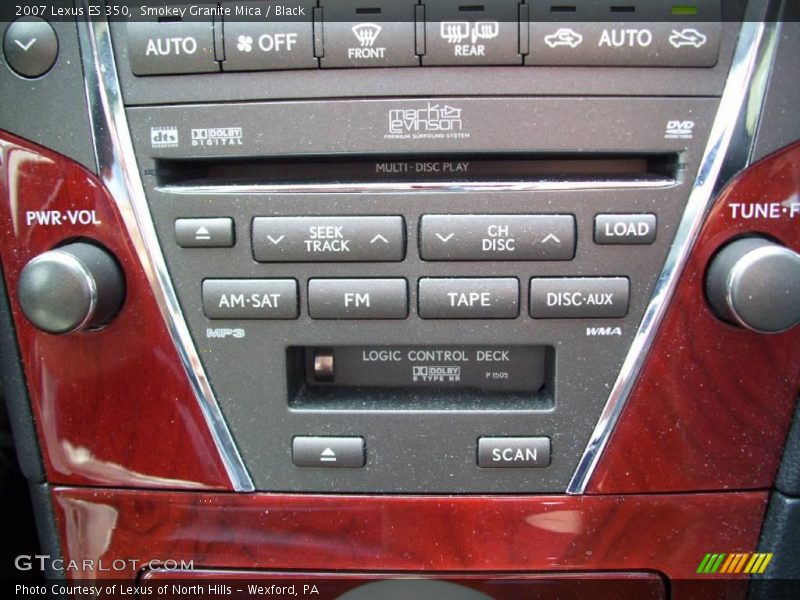 Smokey Granite Mica / Black 2007 Lexus ES 350