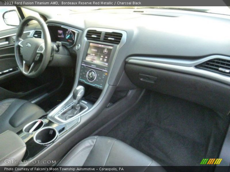 Bordeaux Reserve Red Metallic / Charcoal Black 2013 Ford Fusion Titanium AWD