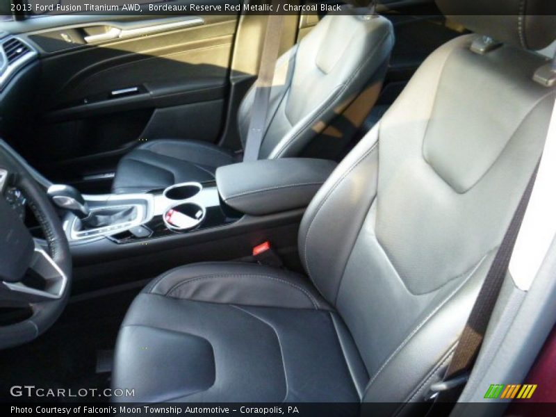 Bordeaux Reserve Red Metallic / Charcoal Black 2013 Ford Fusion Titanium AWD