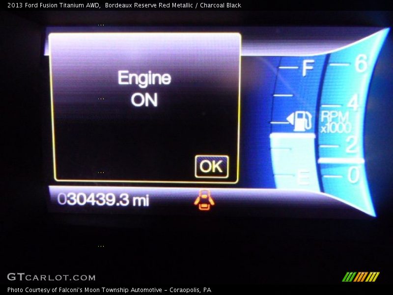 Bordeaux Reserve Red Metallic / Charcoal Black 2013 Ford Fusion Titanium AWD