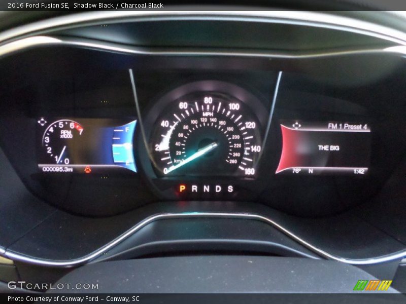 Shadow Black / Charcoal Black 2016 Ford Fusion SE