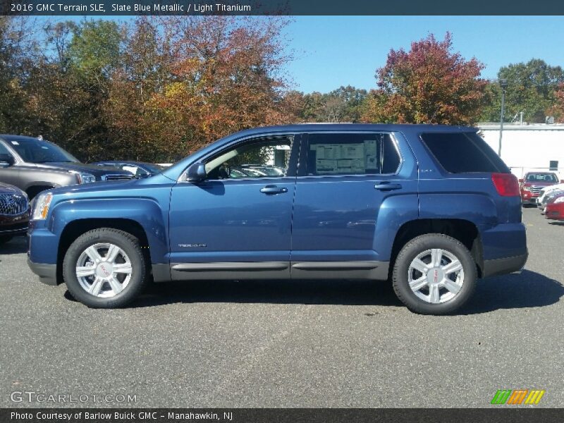 Slate Blue Metallic / Light Titanium 2016 GMC Terrain SLE