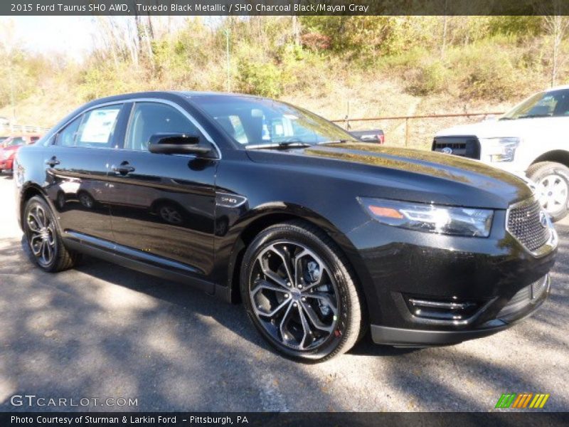 Tuxedo Black Metallic / SHO Charcoal Black/Mayan Gray 2015 Ford Taurus SHO AWD
