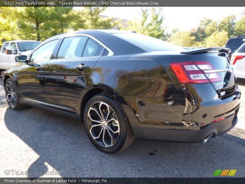 Tuxedo Black Metallic / SHO Charcoal Black/Mayan Gray 2015 Ford Taurus SHO AWD