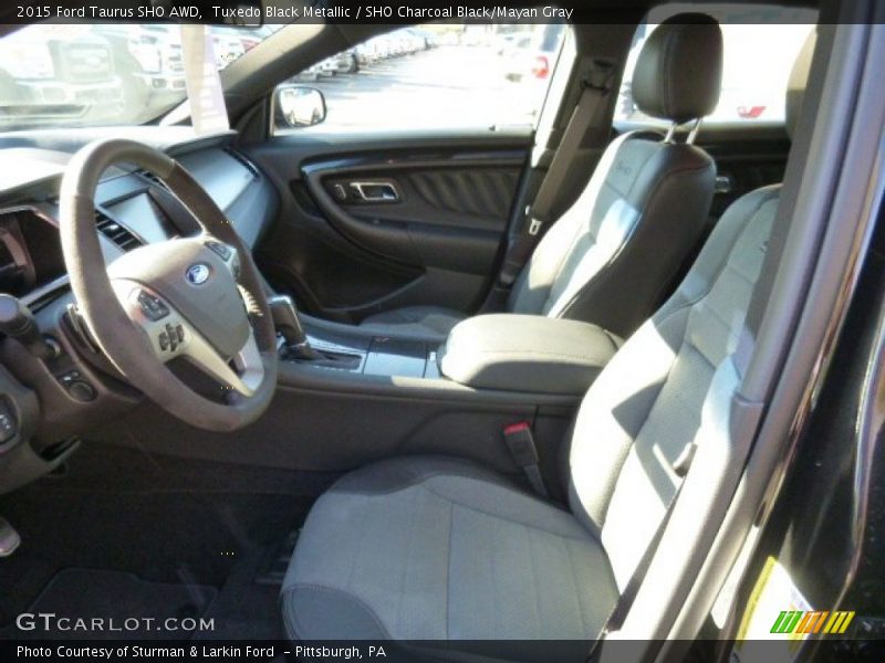 Front Seat of 2015 Taurus SHO AWD