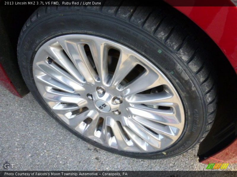 Ruby Red / Light Dune 2013 Lincoln MKZ 3.7L V6 FWD