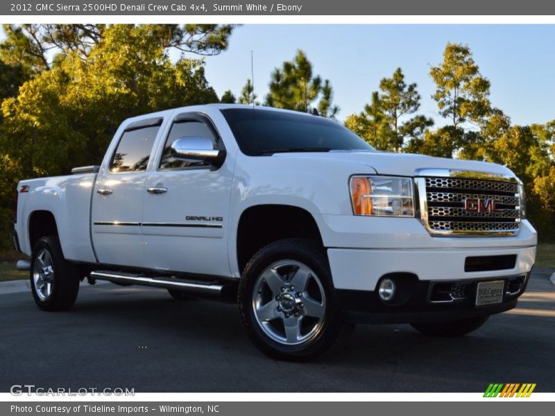 Summit White / Ebony 2012 GMC Sierra 2500HD Denali Crew Cab 4x4