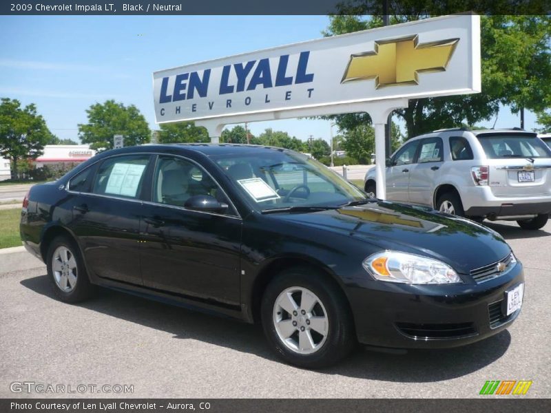 Black / Neutral 2009 Chevrolet Impala LT