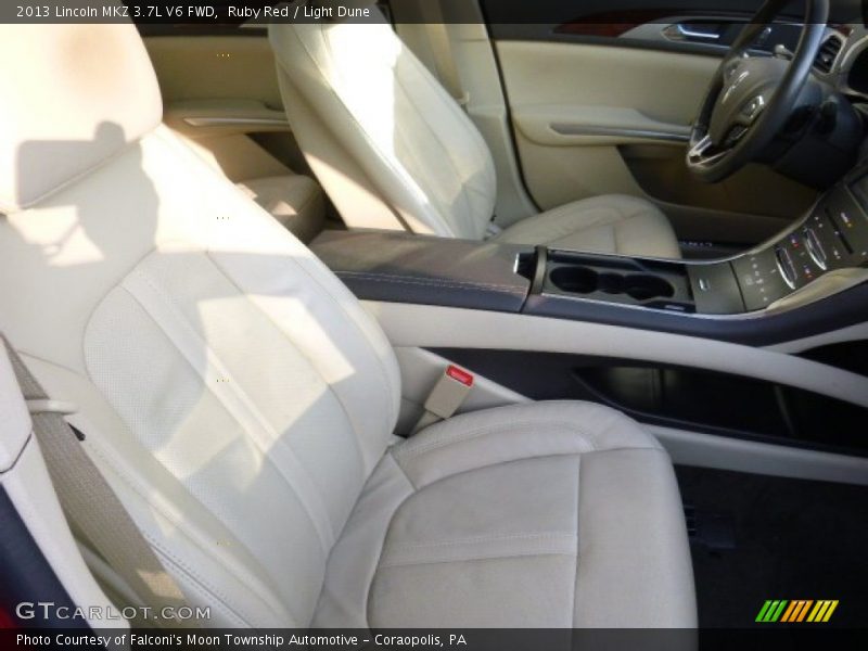 Ruby Red / Light Dune 2013 Lincoln MKZ 3.7L V6 FWD