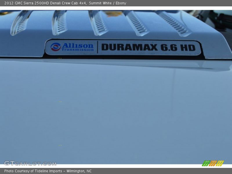 Summit White / Ebony 2012 GMC Sierra 2500HD Denali Crew Cab 4x4