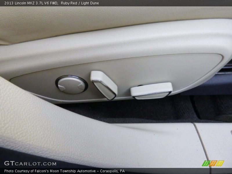 Ruby Red / Light Dune 2013 Lincoln MKZ 3.7L V6 FWD