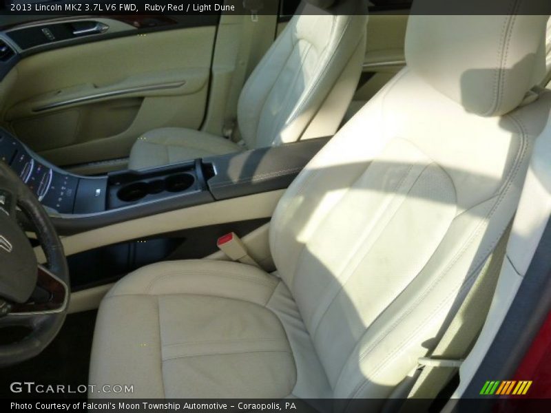 Ruby Red / Light Dune 2013 Lincoln MKZ 3.7L V6 FWD