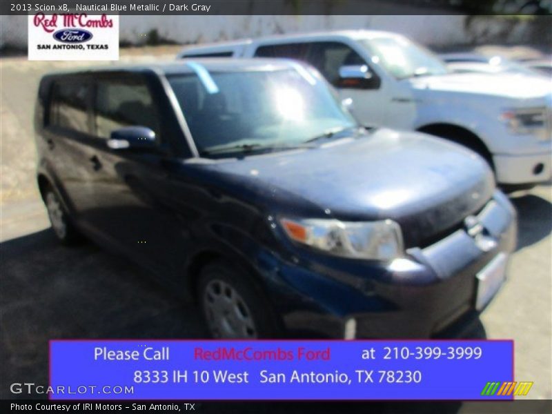 Nautical Blue Metallic / Dark Gray 2013 Scion xB