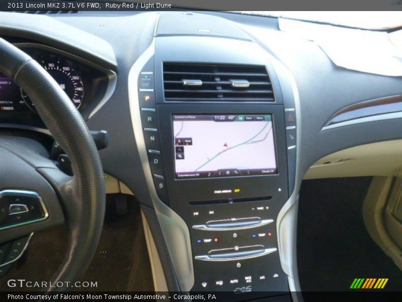 Ruby Red / Light Dune 2013 Lincoln MKZ 3.7L V6 FWD