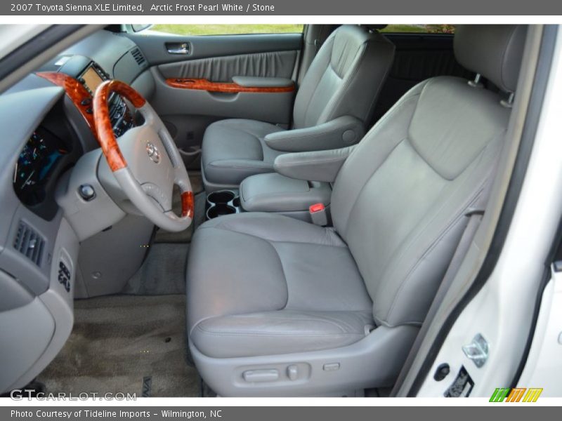 Arctic Frost Pearl White / Stone 2007 Toyota Sienna XLE Limited