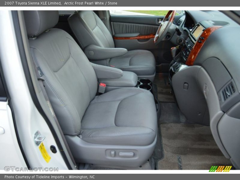 Arctic Frost Pearl White / Stone 2007 Toyota Sienna XLE Limited